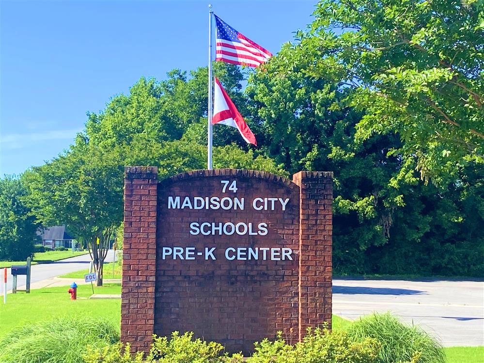  Outside marquee for MCS PreK Center